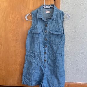 Jean style Jumper, shorts. Brand SO, size Medium.